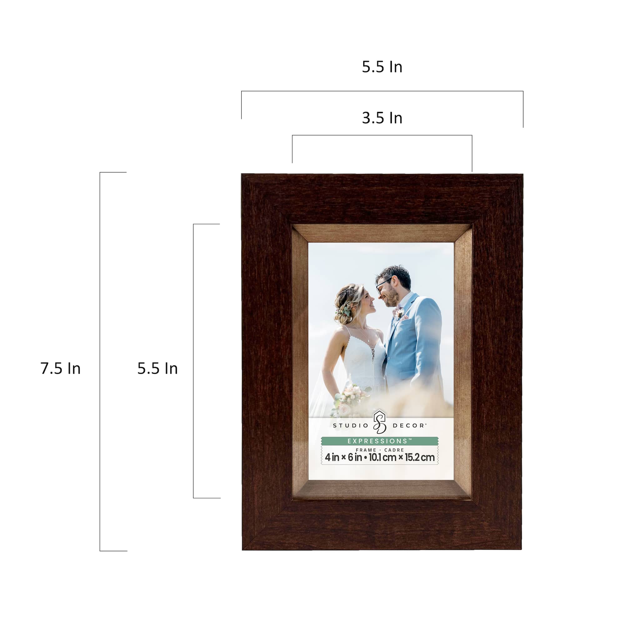 Expressions™ Madeline Brass Frame by Studio Décor